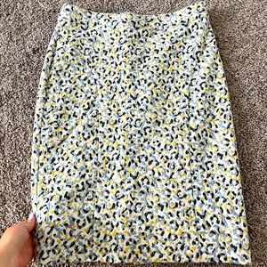 Animal print stretchy  pencil skirt